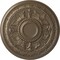 Ekena Millwork Tellson Ceiling Medallion (Fits Canopies up to 6 3/4"), Hnd-Painted Warm Silver, 30 5/8"OD x 2 1/2"P CM30TEWSS - alternate 1